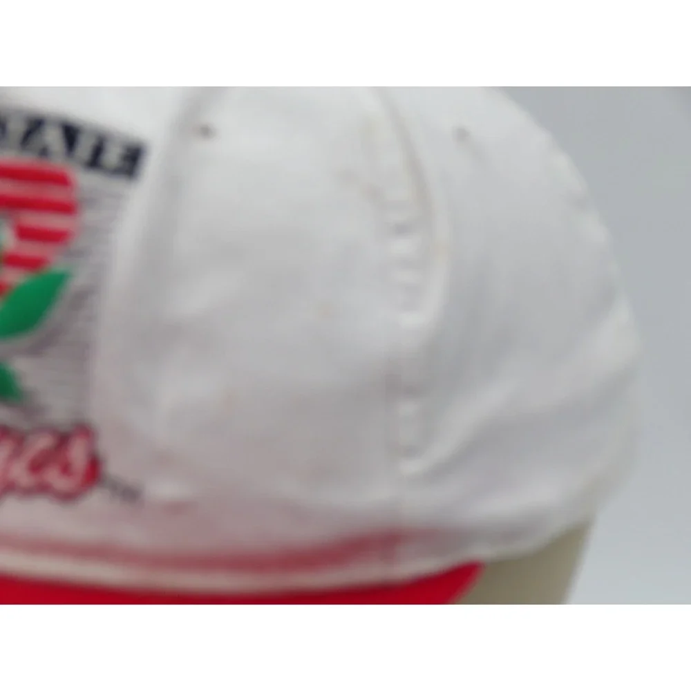 Vintage Ohio State Buckeyes Starter Snapback Hat White Red 90s NCAA Cap Korea
